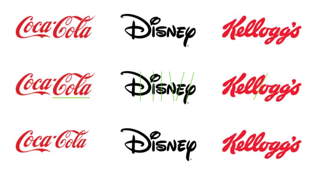 Logo wordmark comparison