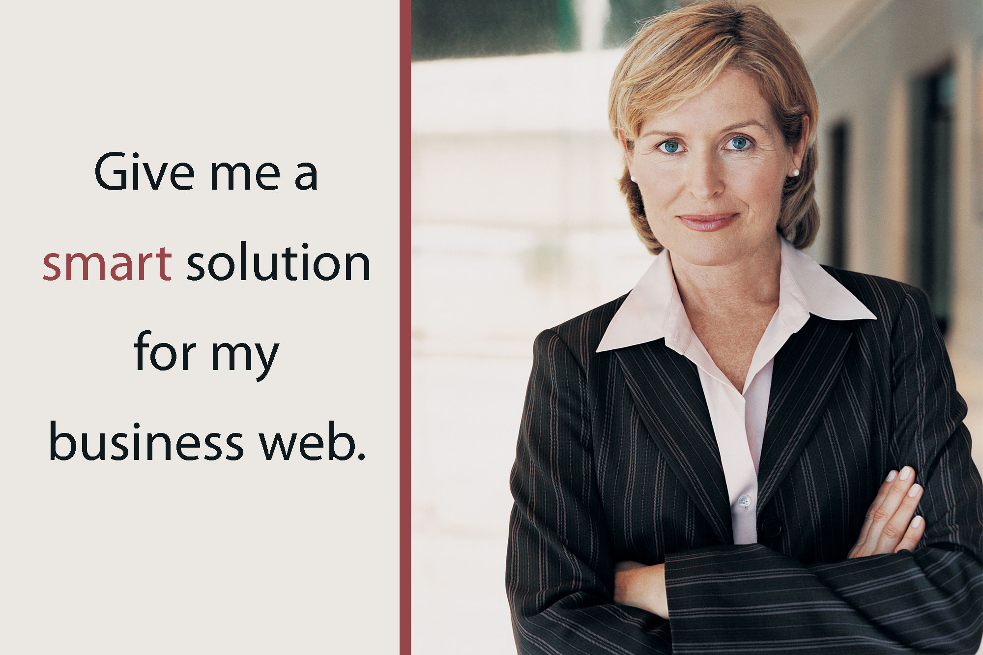Give me a Smart solution for my business web.